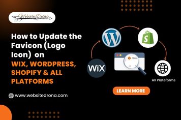 how to update favicon on wix wordpress shopify all platforms